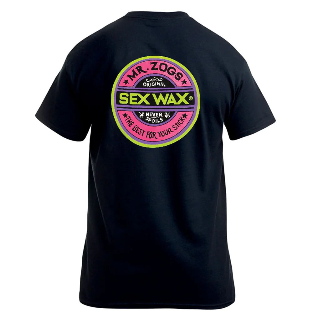 Mr Zogs Sex Wax T-shirt-Fluro/Black – Northshore Surf Shop