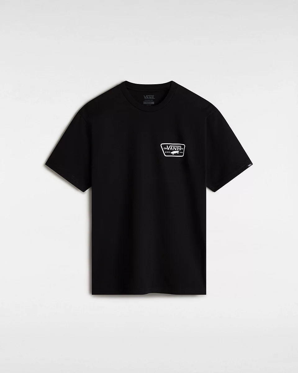 Vans Men s Full Patch T shirt Black White