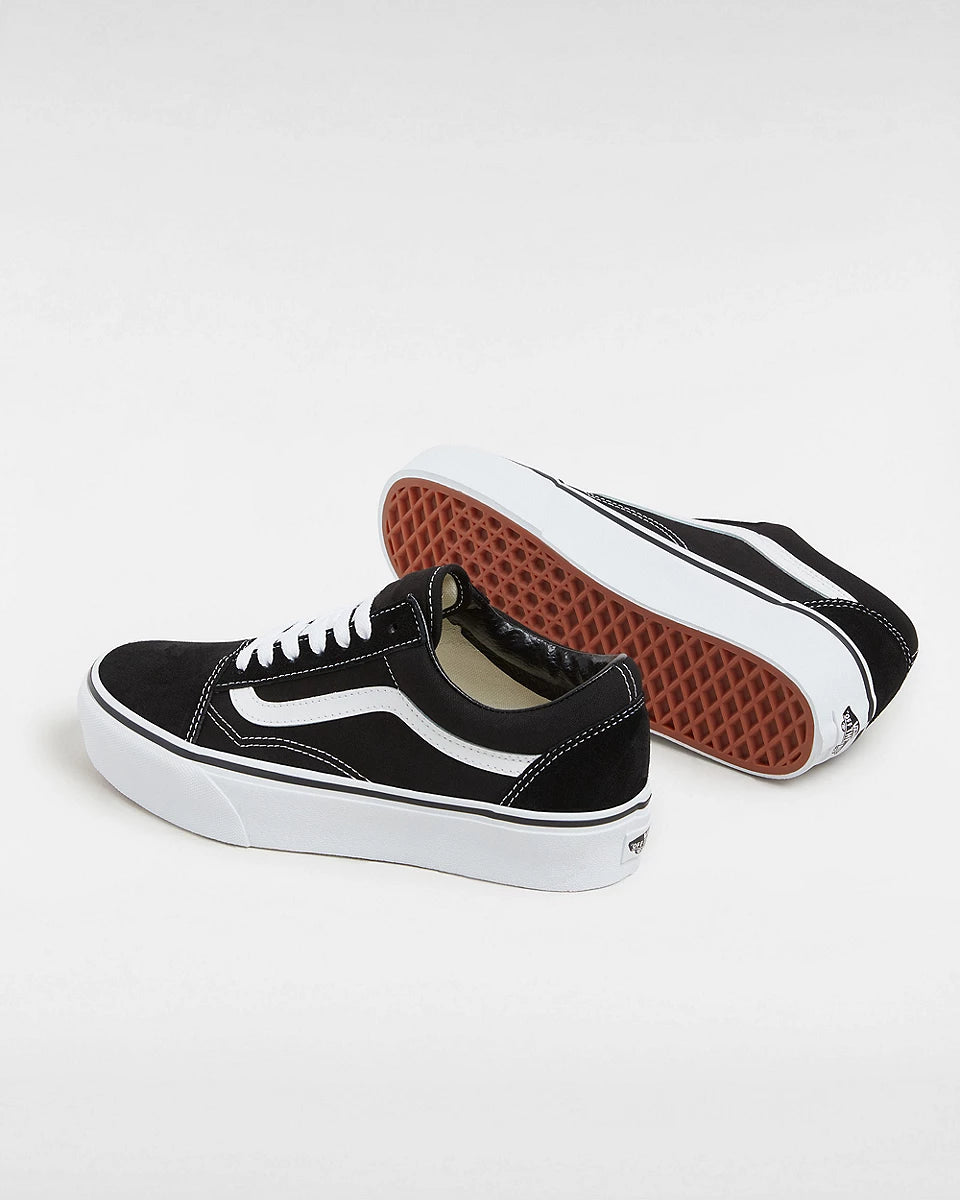 Vans Old Skool Platform Black White Northshore Surf Shop