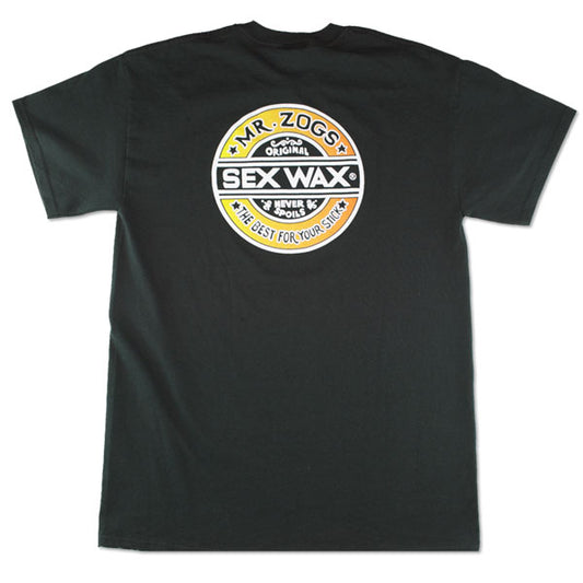 Mr Zogs Sex Wax T-Shirt-Fade-Black/Orange