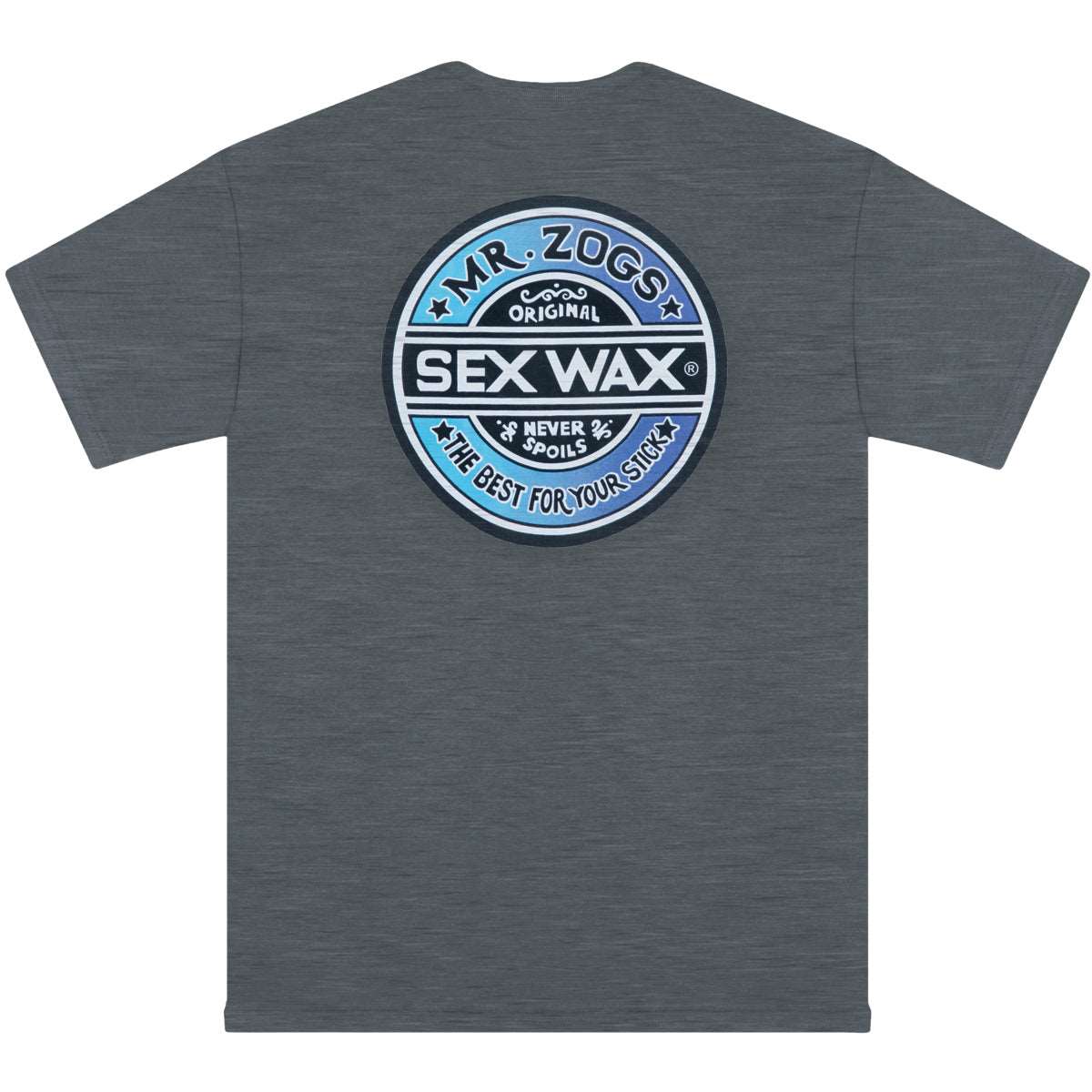 Mr Zogs Sex Wax T-shirt-Fade-charcoal