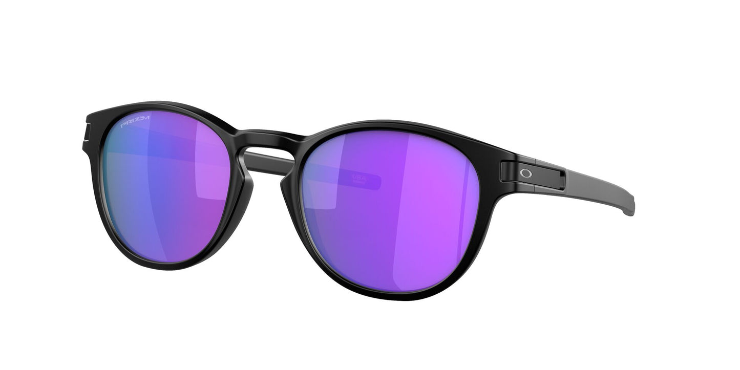 OAKLEY EYEWEAR LATCH-Matte black-Prizm violet