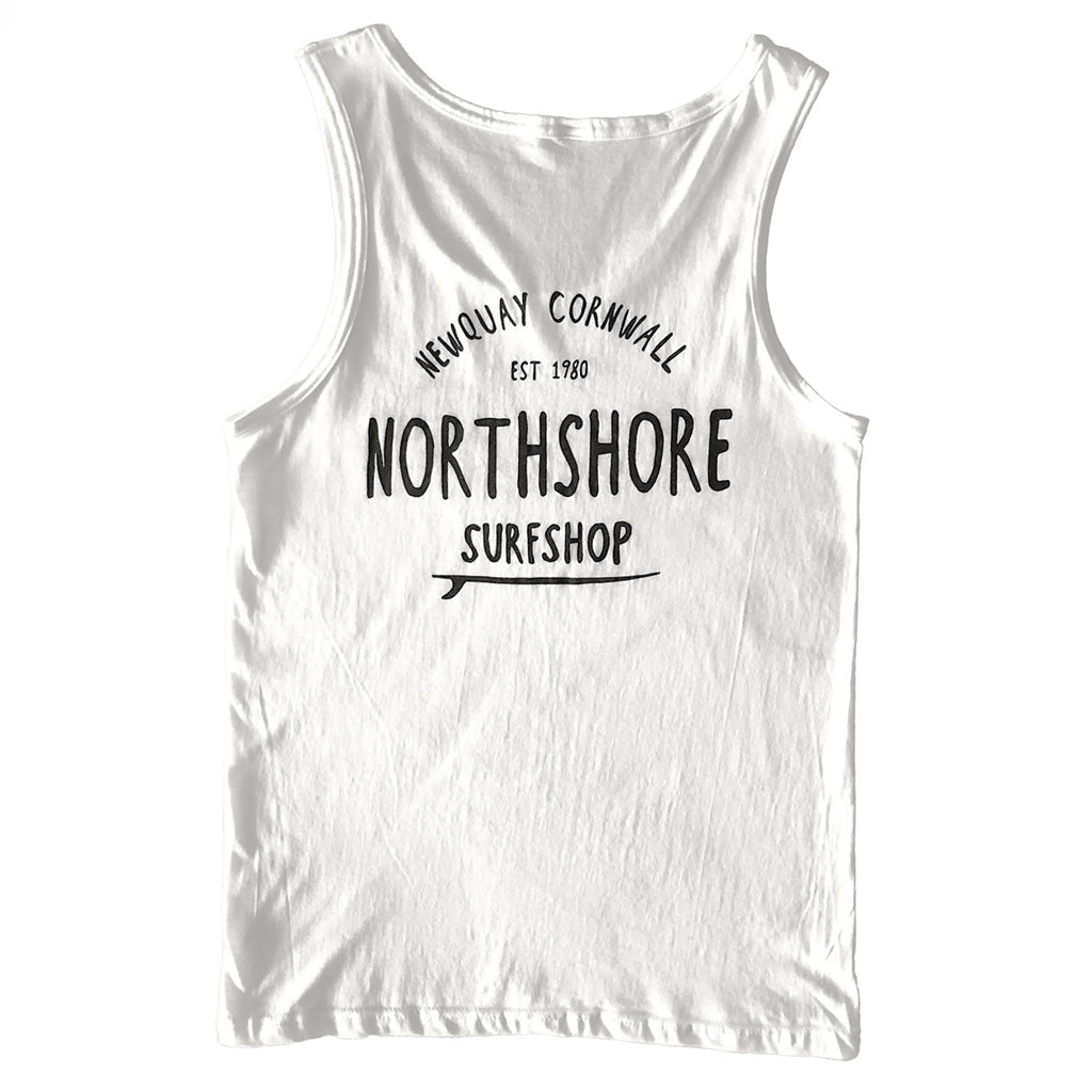 Northshore Core Classic Logo Vest- White - Northshore Surf Shop - Vest - 