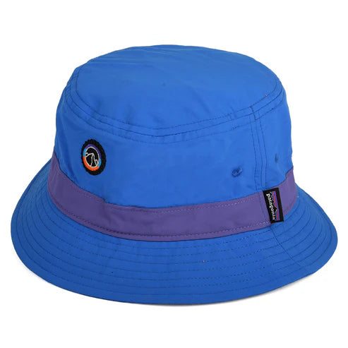 Patagonia wavefarer bucket hat-fitz Roy icon: bayou blue S M | Patagonia |