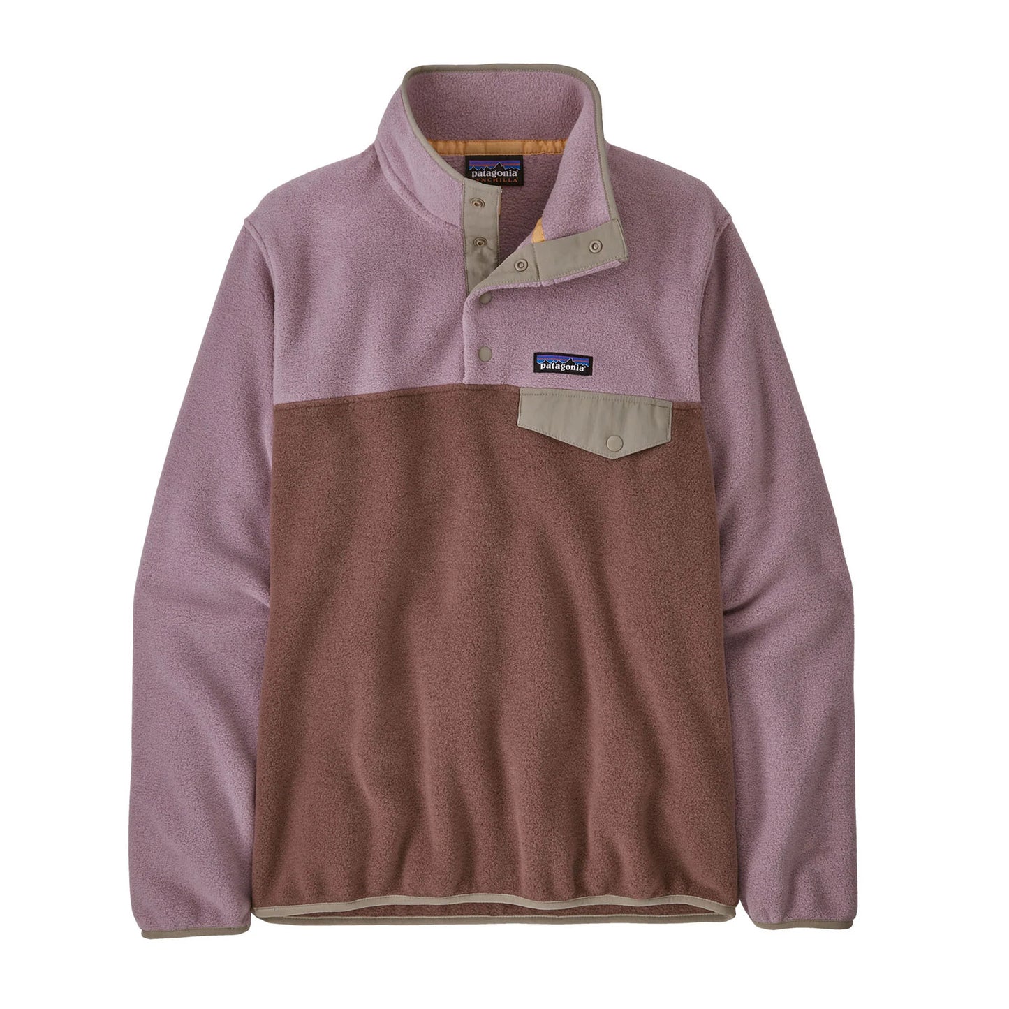 Patagonia Women's Lightweight Synchilla® Snap-T® Fleece Pullover-Dulse Mauve