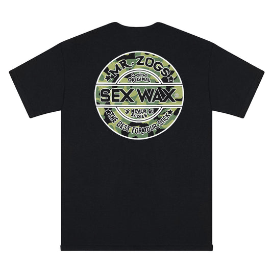 Mr Zogs Sex Wax T-shirt Camo-Black