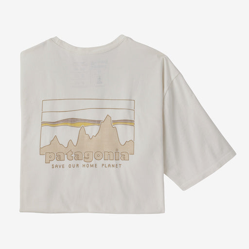 Patagonia Men's '73 Skyline Organic T-Shirt- Birch white