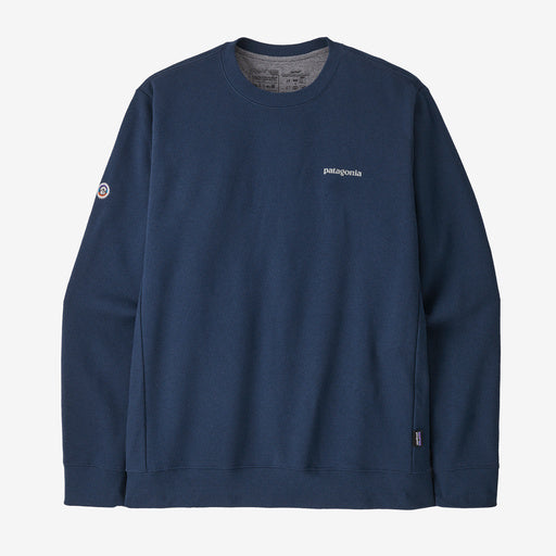 Patagonia Fitz Roy Icon Uprisal Crew Sweatshirt- Lagom Blue