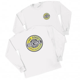 Mr Zogs Sex Wax Long Sleeve T-shirt-Fade-White/Yellow