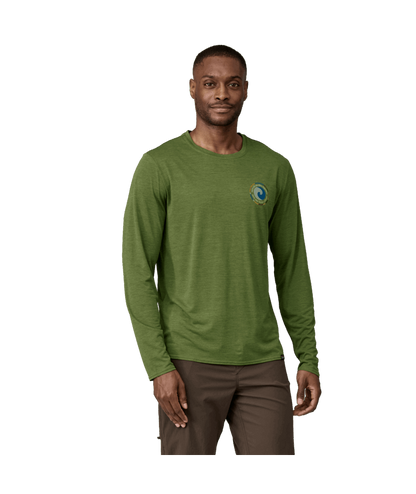 Patagonia Men's Long-Sleeved Capilene® Cool Daily Graphic Shirt-Unity Fitz-Terrain Green