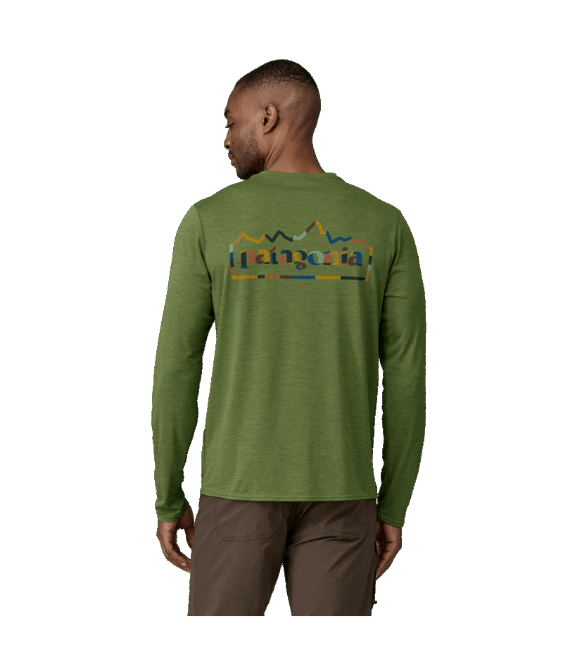 Patagonia Men's Long-Sleeved Capilene® Cool Daily Graphic Shirt-Unity Fitz-Terrain Green | Patagonia |