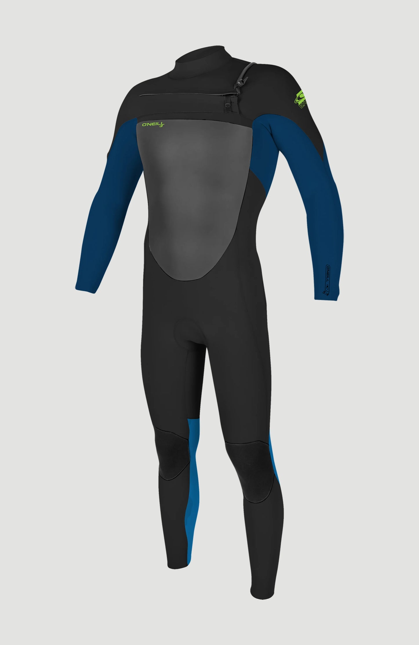 O’NEILL KIDS EPIC 3/2MM CHEST ZIP FULL WETSUIT -  BLACK /BLUE