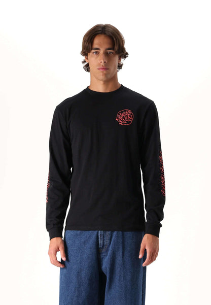 Santa Cruz Fever Dream Mono Dot Long Sleeve T Shirt