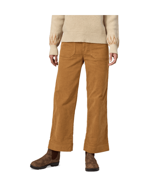 Patagonia Women's Wide-Leg Cord Pants-Nest Brown