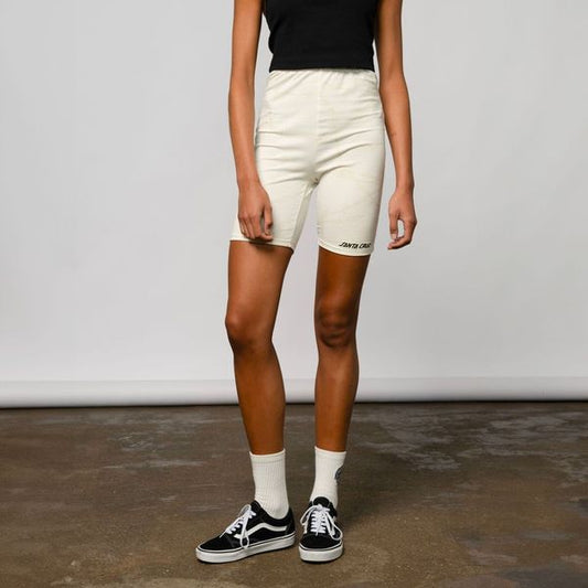Santa Cruz Women's Short Strip Wired Legging Short-Off White