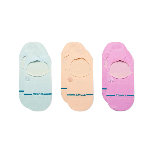 STANCE ICON NO SHOW SOCK 3 PACK-Light blue