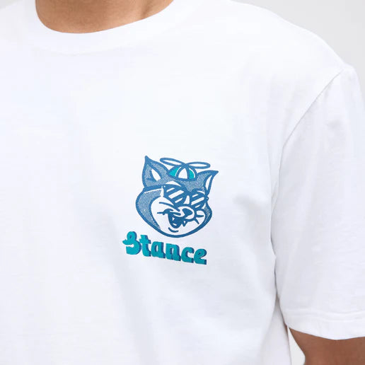 Stance Kool Kat Tshirt-White | Stance | T Shirt