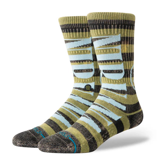 STANCE NIRVANA CREW SOCK - Green