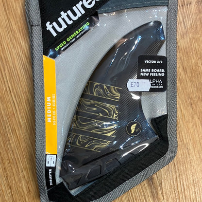 Vector 3/2 Alpha Thruster Futures Fins Medium | Futures | Thruster