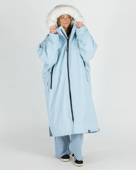 DryRobe Alpine Adult Long Sleeve-Ice Blue