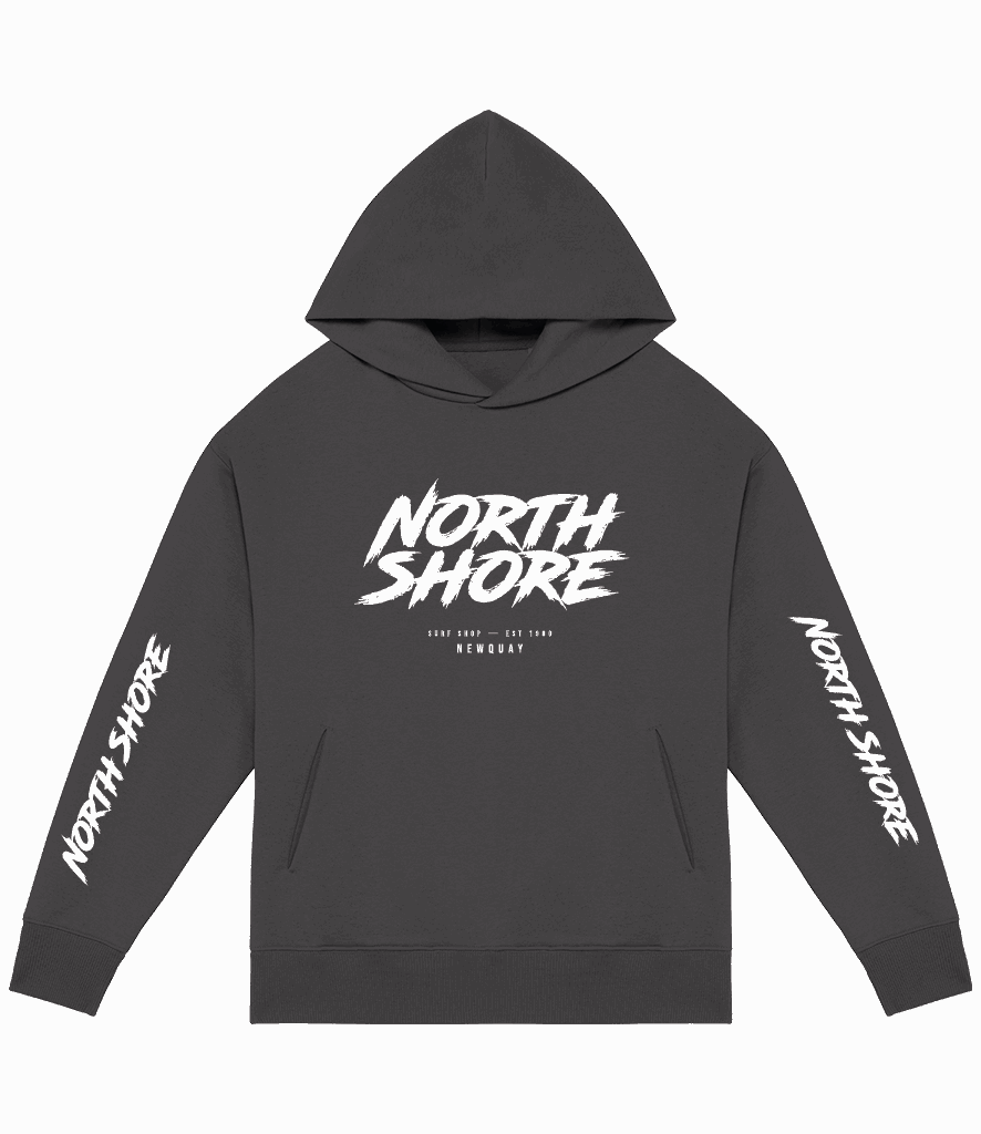 80's Logo Hoodie | Iron Grey | Northshore Surf Shop | Sweatshirt