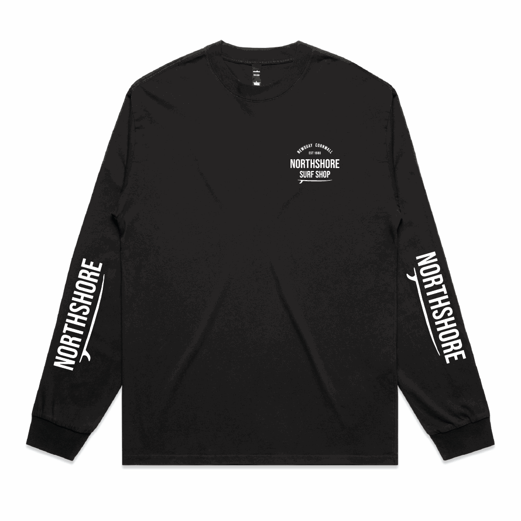 Logo LS Tee | Black | Northshore Surf Shop | Sweatshirt