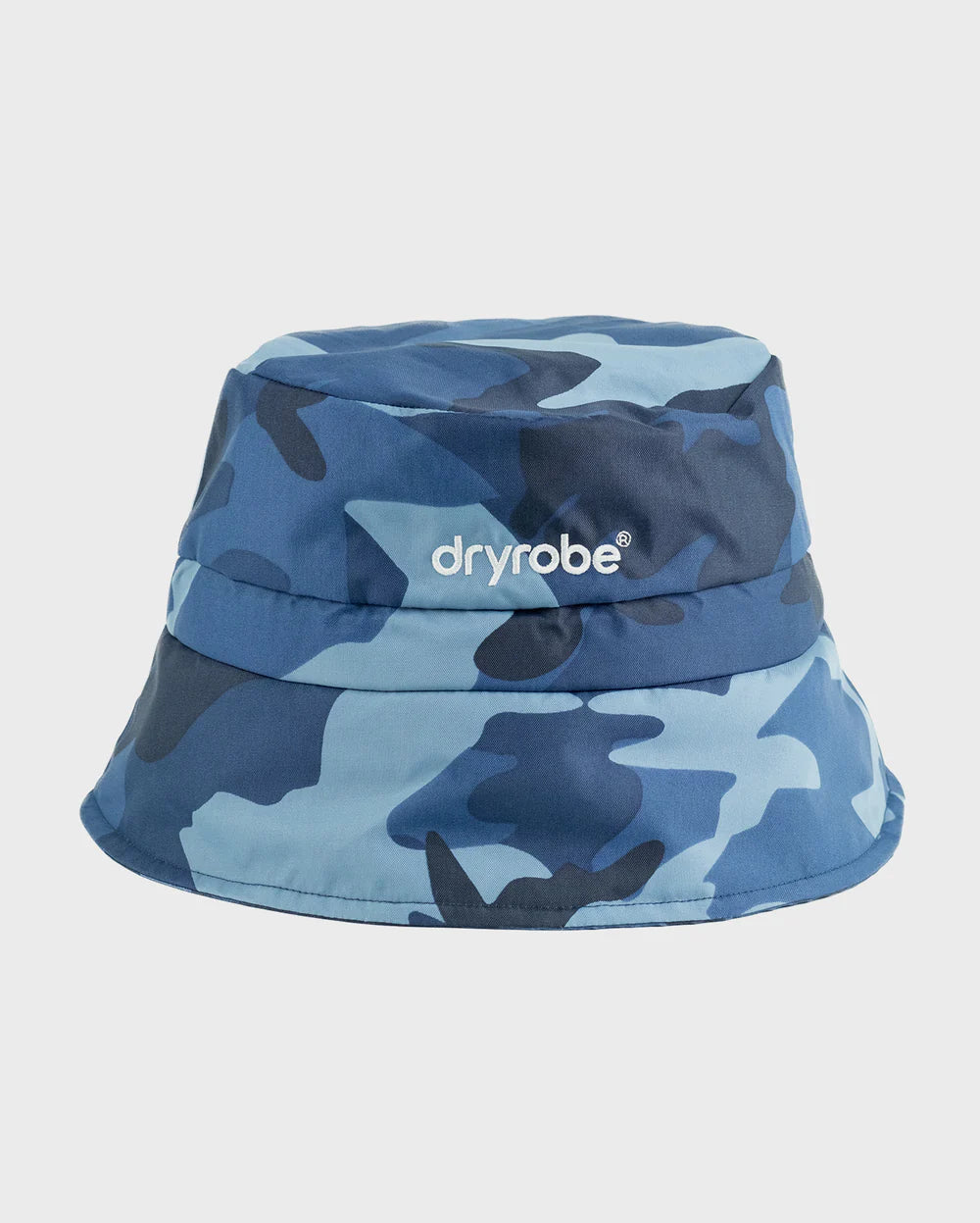 Dryrobe Fleece Lined Bucket Hat Blue Camo | Dryrobe | Bucket hat