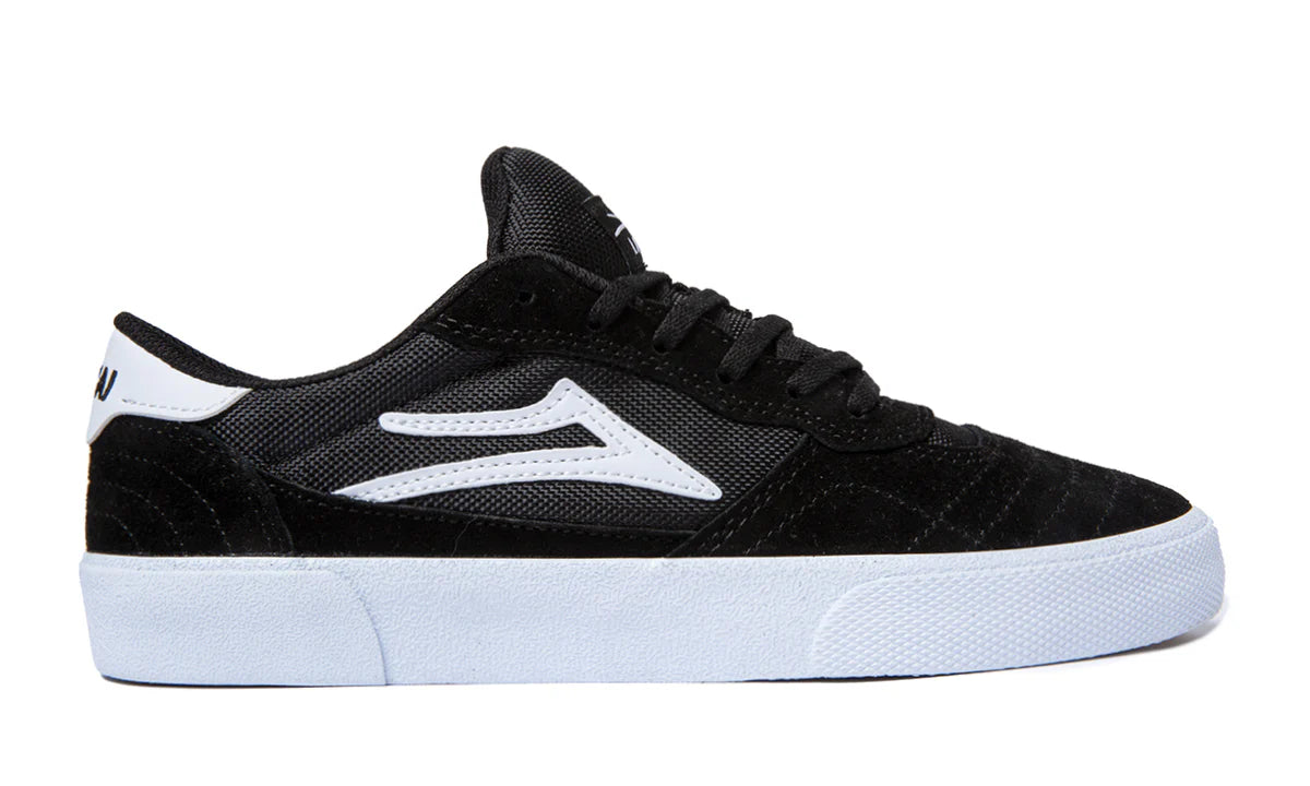 LAKAI CAMBRIDGE-Black/white suede