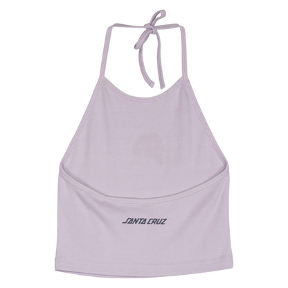 Santa Cruz Rose Glimmer Halter Top-Pale Lavender