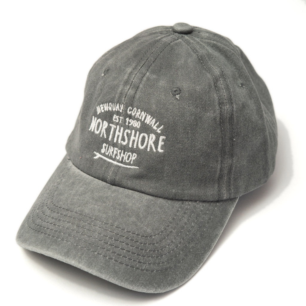 Core Logo Twill Baseball Cap-Grey Wash | Northshore Surf Shop |