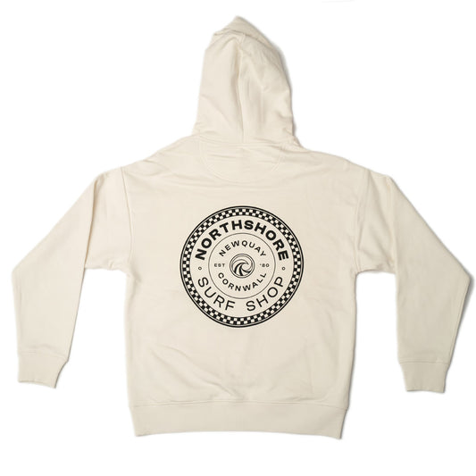 Checkered Hoody - Ivory