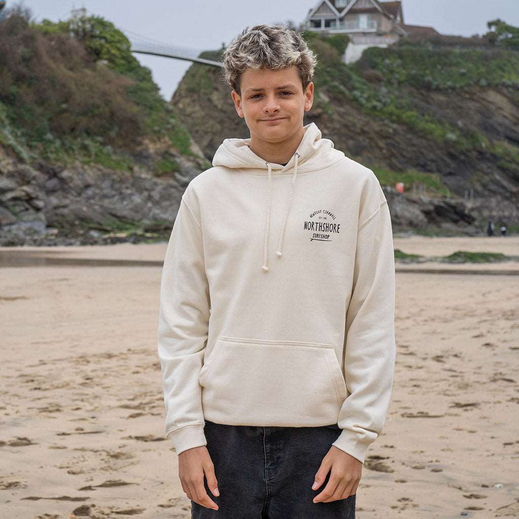 Northshore Core Classic Logo Hooded Sweatshirt- Vanilla Milk - Northshore Surf Shop - Hooded Sweatshirt - 