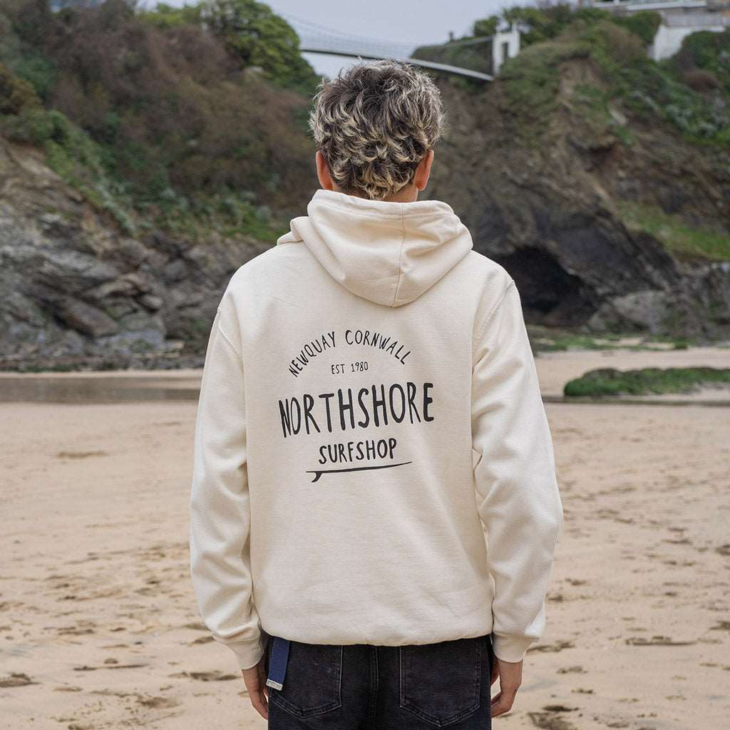 Northshore Core Classic Logo Hooded Sweatshirt- Vanilla Milk - Northshore Surf Shop - Hooded Sweatshirt - 