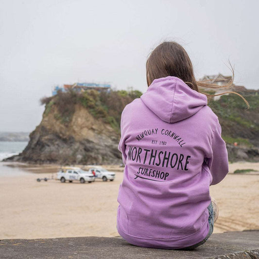Northshore Core Classic Lavender Logo Hooded Sweatshirt- Digital Lavender - Northshore Surf Shop - Hooded Sweatshirt - 