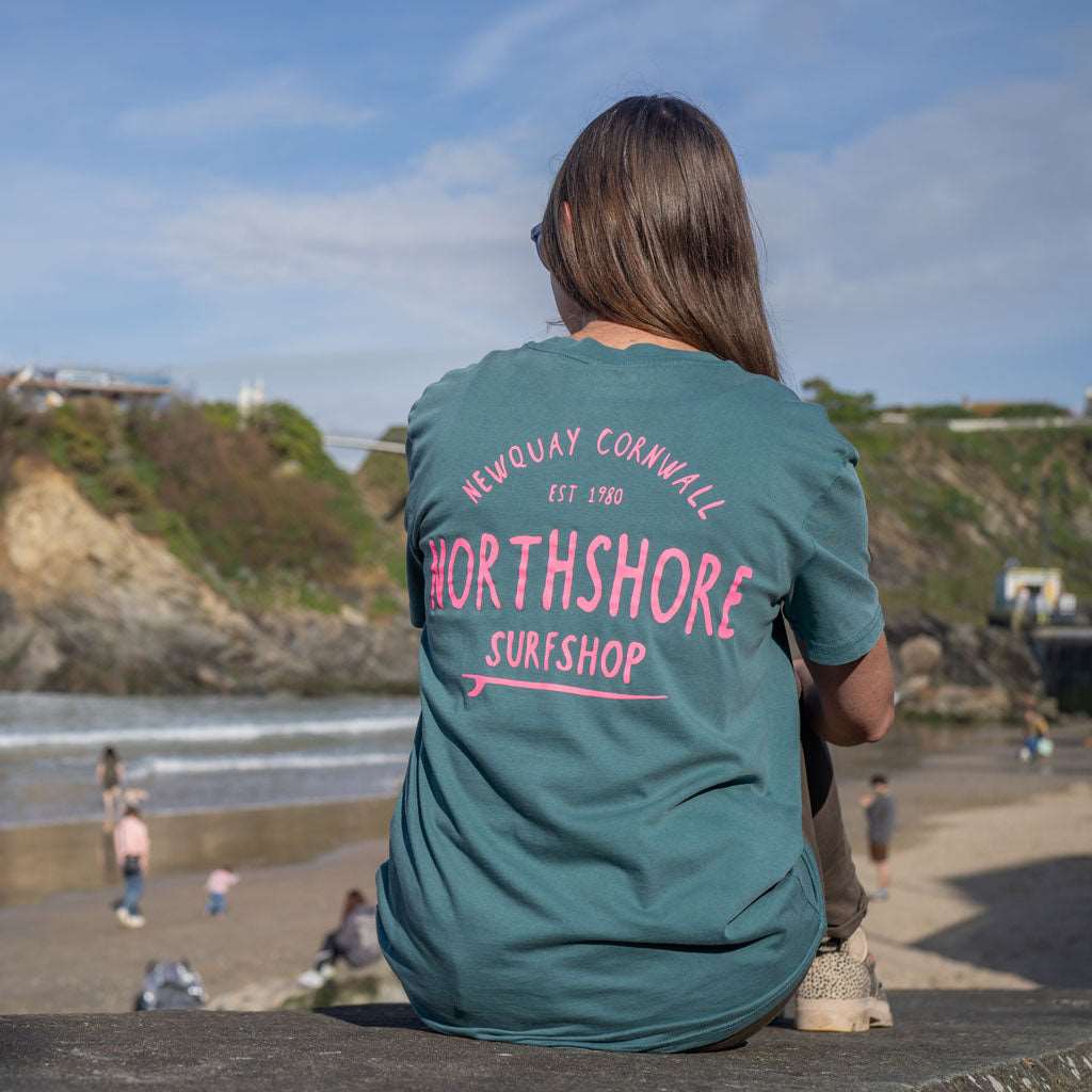 Classic Logo Organic Tee | Hydro Green | Northshore Surf Shop | T Shirt