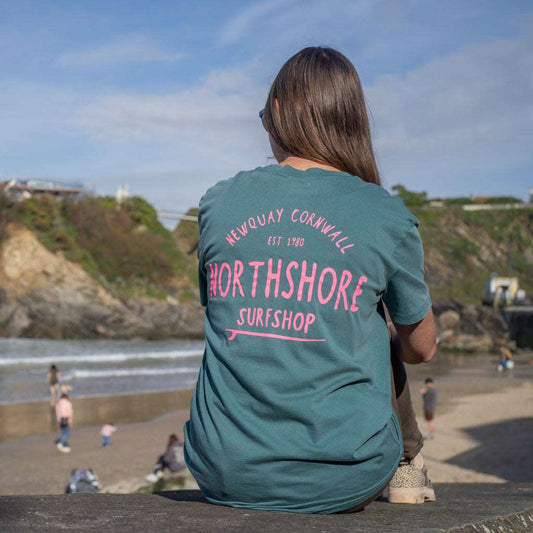 Northshore Core Organic T Shirt- Hydro Green - Northshore Surf Shop - T Shirt - 