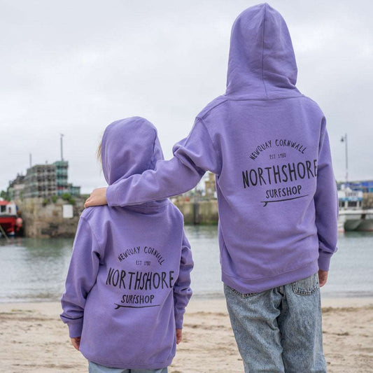 Northshore Kids  Core Classic Logo Hooded Sweatshirt- Digital Lavender - Northshore Surf Shop - Kids Clothing - 