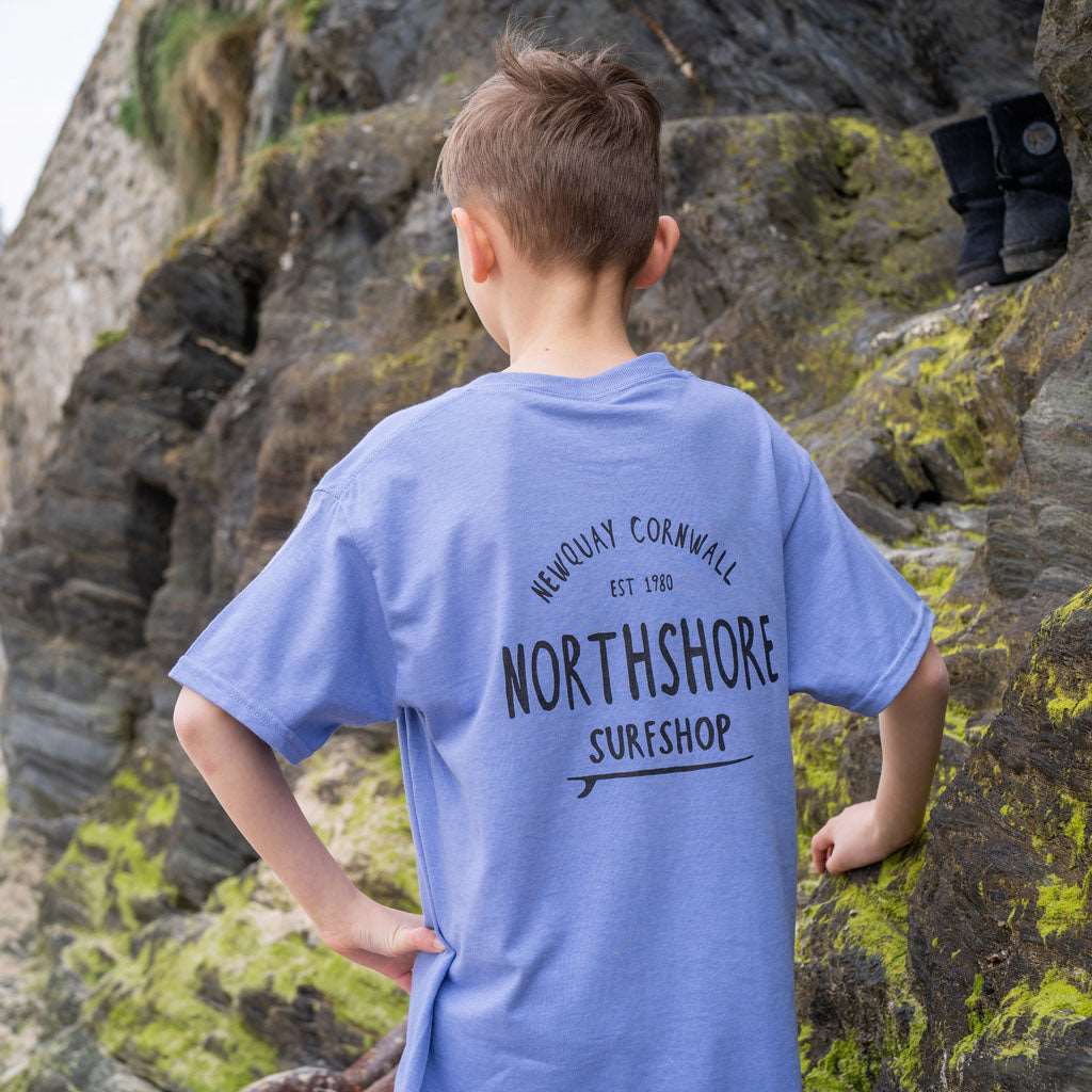 Northshore Kids Core Classic Logo T Shirt- Violet - Northshore Surf Shop - Kids Clothing - 