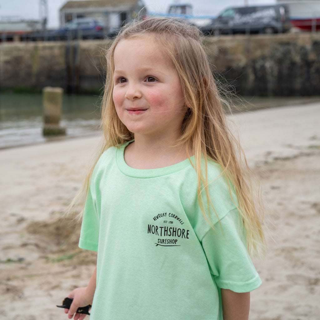 Northshore Kids Core Classic Logo T Shirt- Mint - Northshore Surf Shop - Kids Clothing - 