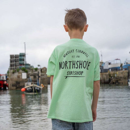 Northshore Kids Core Classic Logo T Shirt- Mint - Northshore Surf Shop - Kids Clothing - 