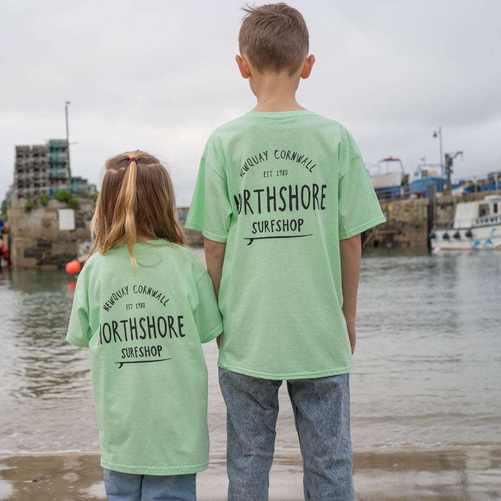 Northshore Kids Core Classic Logo T Shirt- Mint - Northshore Surf Shop - Kids Clothing - 