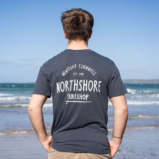 Northshore Core Organic T Shirt- Black Stone - Northshore Surf Shop -  - 