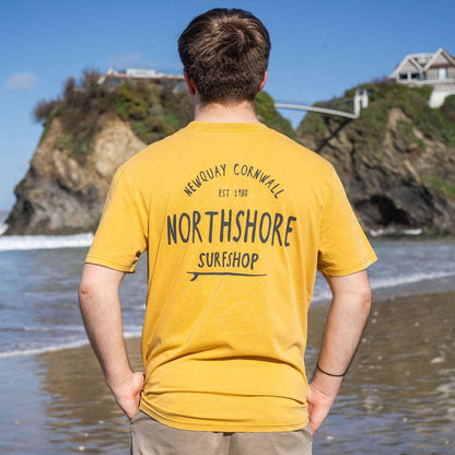 Northshore Core Organic T Shirt- Dyed Hydro Gold - Northshore Surf Shop - T Shirt - 