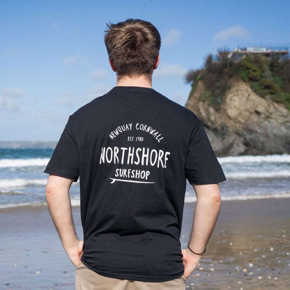 Northshore Core Classic Logo T Shirt- Black - Northshore Surf Shop - T Shirt - 