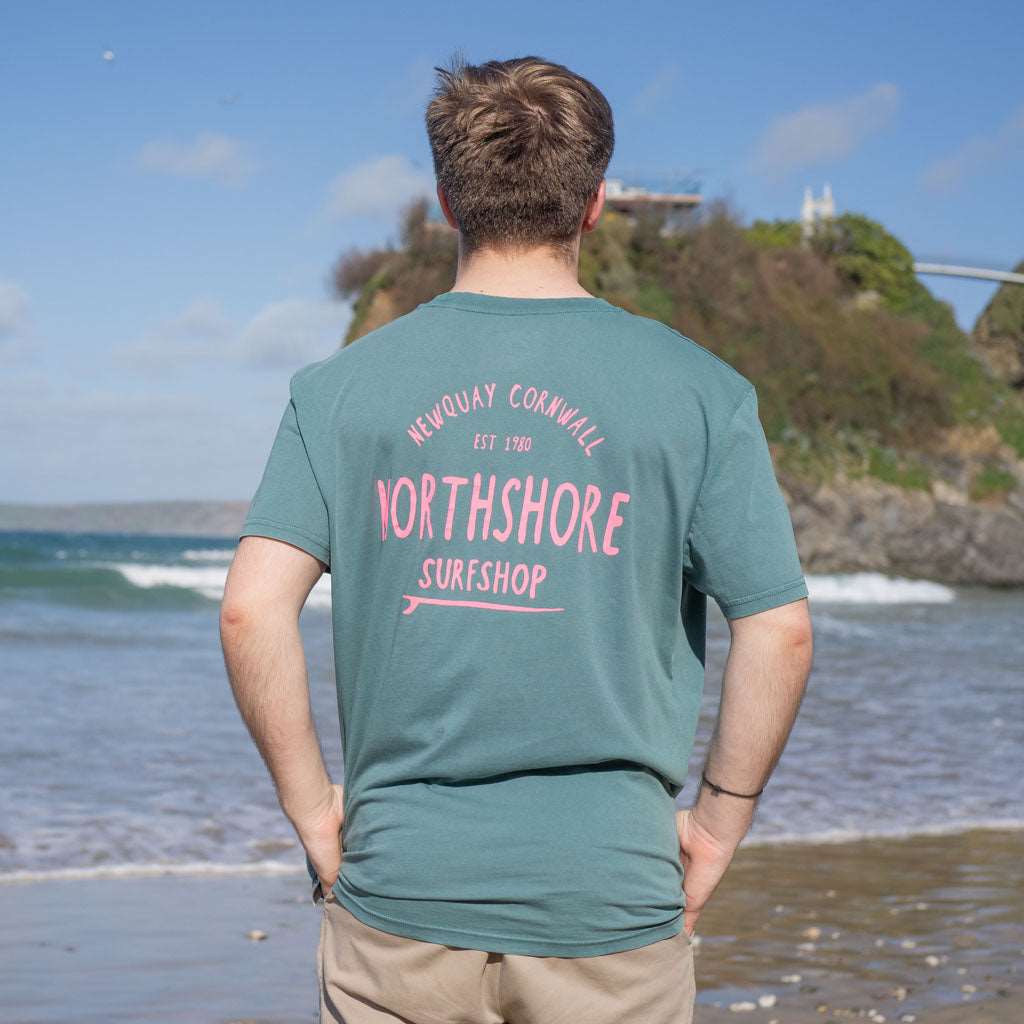 Northshore Core Organic T Shirt- Hydro Green - Northshore Surf Shop - T Shirt - 