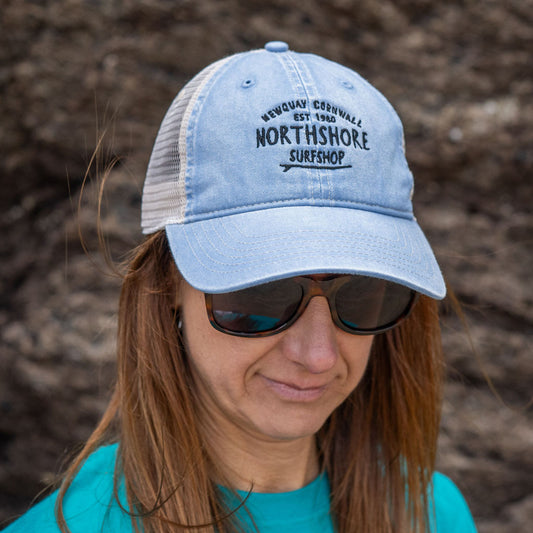 Northshore Cotton Twill Trucker Cap - Denim - Northshore Surf Shop - Cap - 