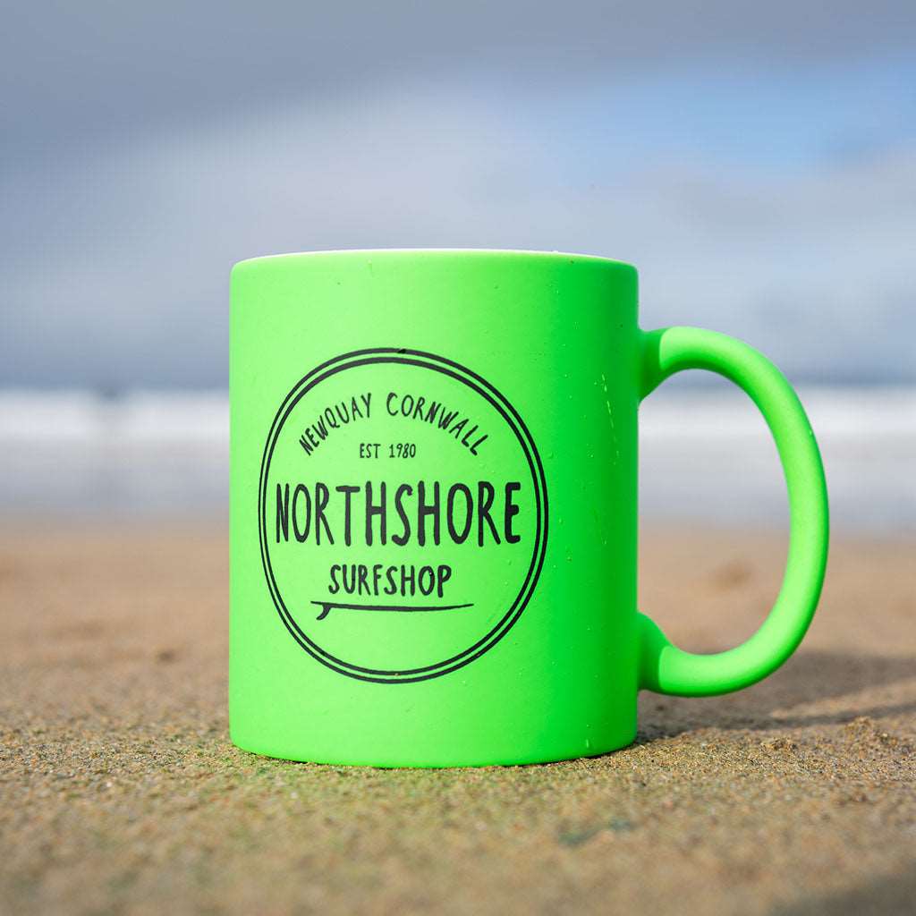 Northshore Core Logo Fluro Mug - Northshore Surf Shop - Coffee Cup - 