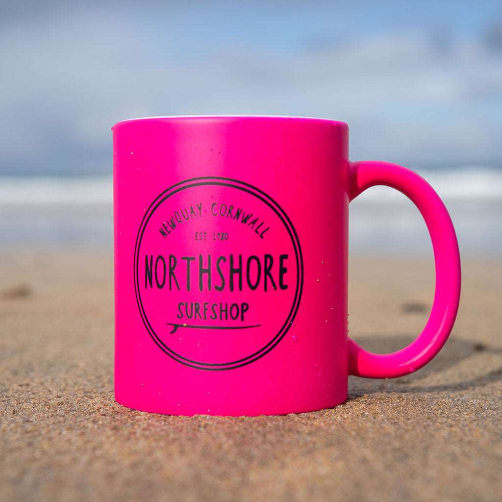 Northshore Core Logo Fluro Mug - Northshore Surf Shop - Coffee Cup - 