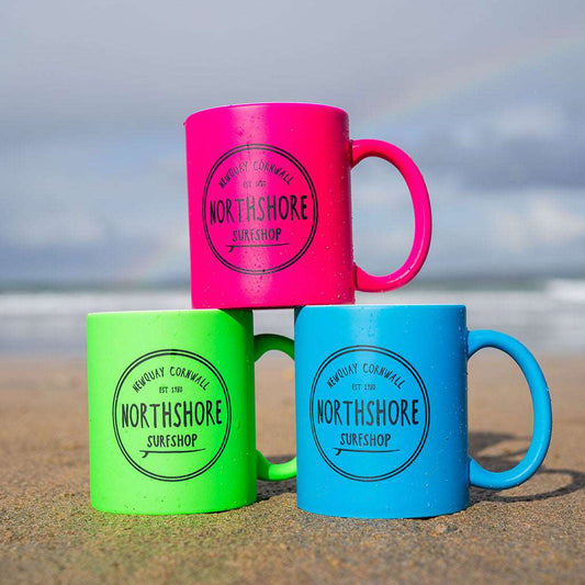 Northshore Core Logo Fluro Mug - Northshore Surf Shop - Coffee Cup - 