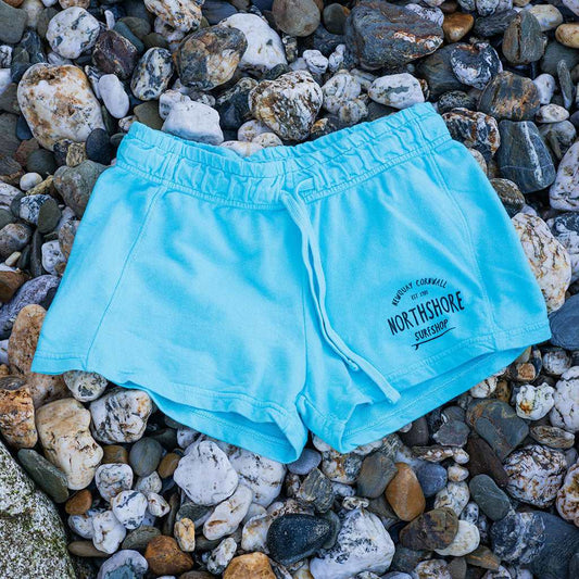 Girls Comfort Colour Shorts | Lagoon Blue | Northshore Surf Shop | Shorts